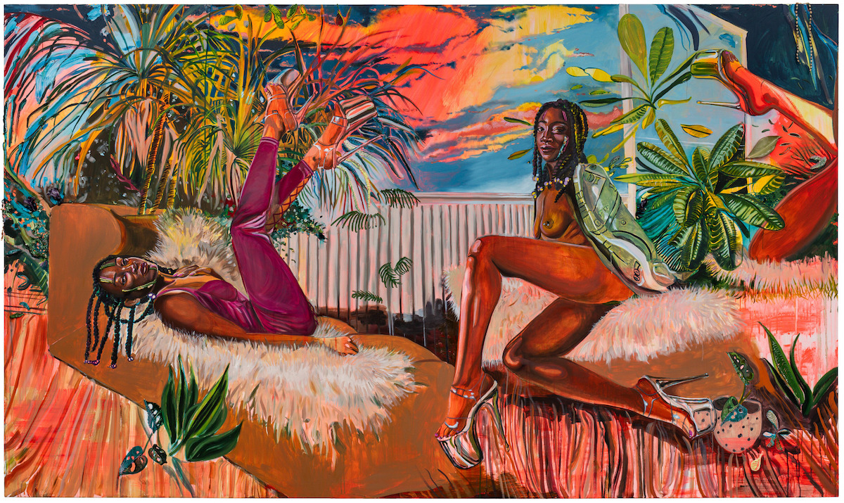 Gisela McDaniel's "Bigger Than Me," 2023 (Courtesy of Gisela McDaniel, Pilar Corrias, London)
