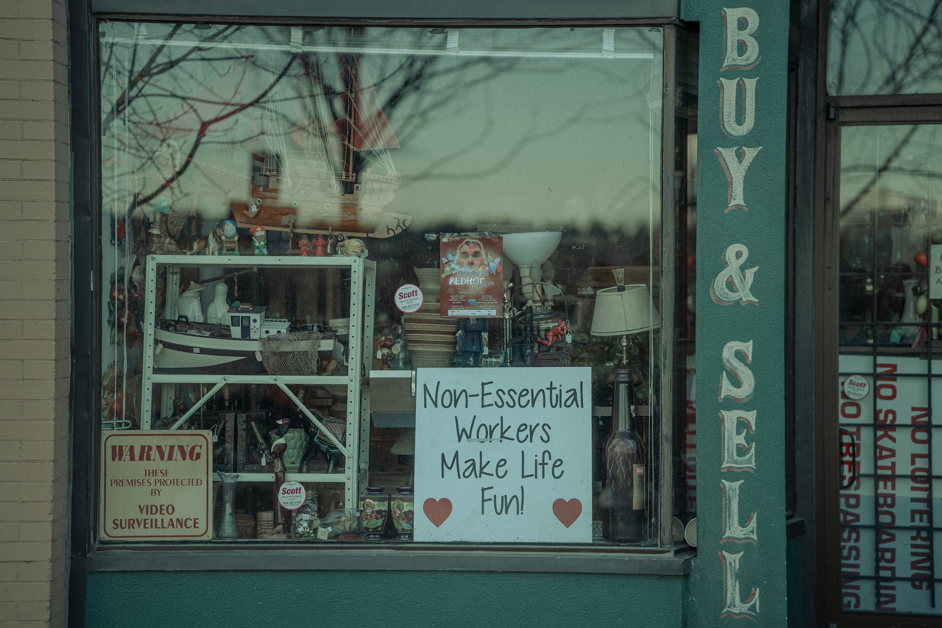 non essential workers make life fun