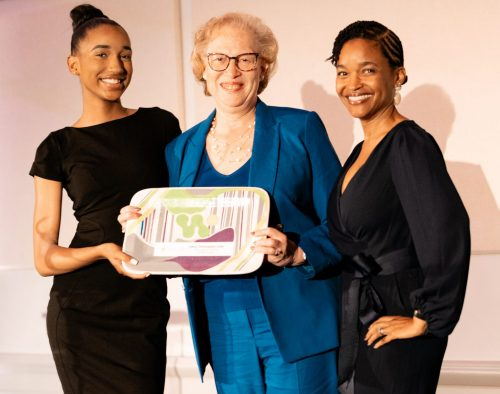 The Washington Area Women’s Foundation honors Carol Thompson Cole with a “Visionary Award” for her years of service to the DMV region. (Courtesy photo)