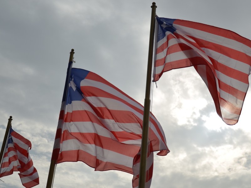 **FILE** Multiple Liberian flags (Courtesy of blk24ga via Wikimedia Commons)