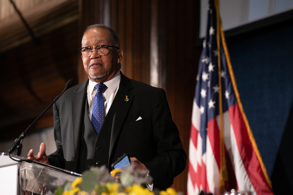 **FILE** The National Newspaper Publishers Association (NNPA), led by CEO Dr. Benjamin F. Chavis Jr. (pictured) and Bobby Henry, issued a resolute statement of support for Israel amidst the recent escalation of conflict in the Middle East. (Mark Mahoney/NNPA)
