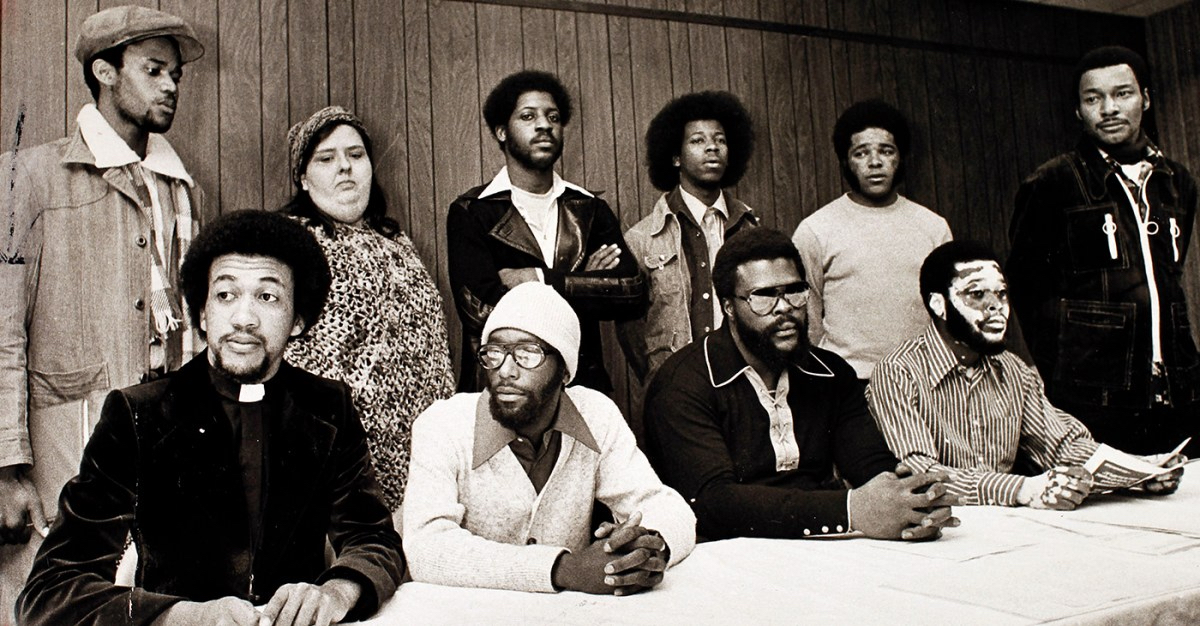 James “Bun” McKoy (standing third from left), a member of the civil rights and political prisoner group the Wilmington Ten, died on Nov. 10 at the age of 69. (Courtesy photo)