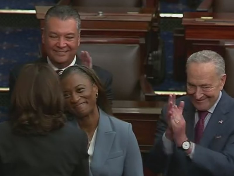 Sen. Laphonza Butler was sworn in earlier this year, but counts among those making an exit from Congress. (Wikimedia Commons)