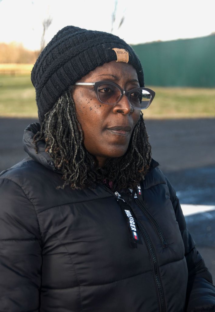 Cindy Hamilton, eight-year Eastland Gardens resident and vice president of the civic association (Robert R. Roberts/The Washington Informer)