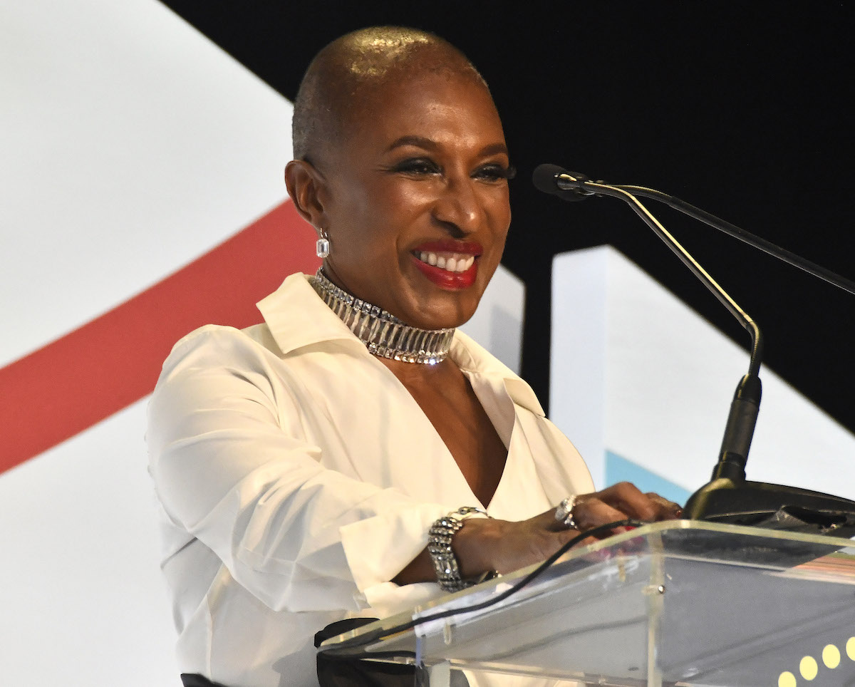 Tonya Vidal Kinlow, chair of the D.C. Chamber of Commerce Board of Directors, at the 2023 DC Chamber of Commerce Annual Meeting and Chairman's Inaugural Breakfast on Dec. 15