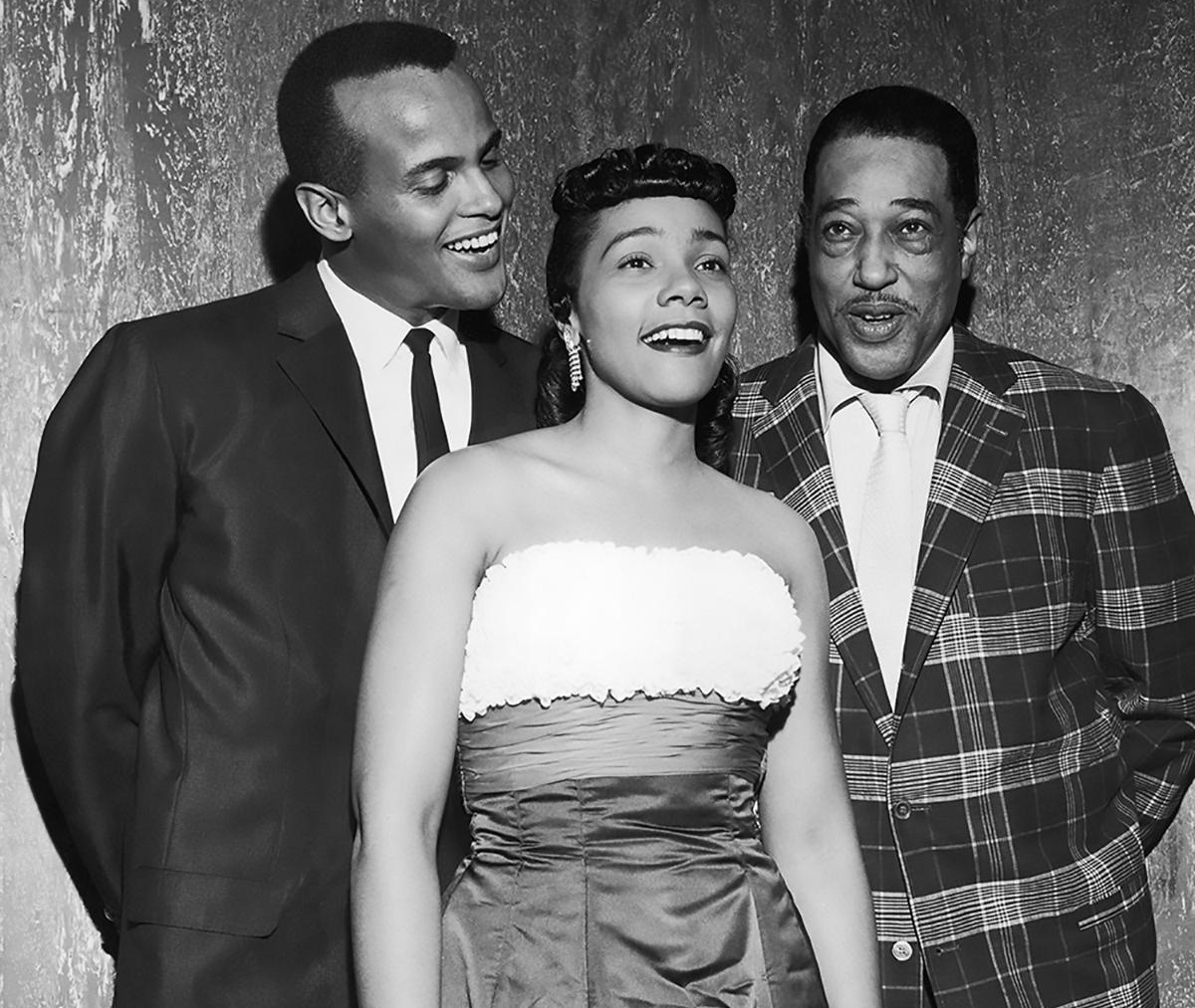 From Negro Spirituals to hip-hop today, Black art has historically been critical to sharing African American narratives and shaping American culture, with African American artists also serving as outspoken freedom fighters. Artists such as Harry Belafonte, classically trained singer, Coretta Scott King, wife of civil rights leader the Rev. Dr. Martin Luther King Jr., and D.C. native and legendary bandleader Duke Ellington, shifted culture through their activism. (Courtesy Photo, Smithsonian National Museum of African American History and Culture, G. Marshall Wilson, 1956)