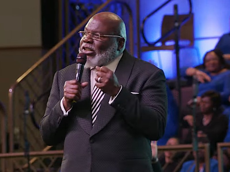 Bishop T.D. Jakes preached on Jan. 5 and Jan. 6 during the New Year's revival at First Baptist Church of Glenarden. (Courtesy photo)