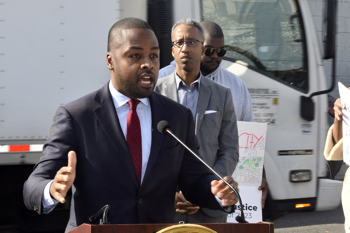 **FILE** D.C. Council member Zachary Parker introduced last week the Water is Life Amendment Act of 2024, which would prohibit DC Water from shutting off residential customers for nonpayment. (Robert R. Roberts/The Washington Informer)