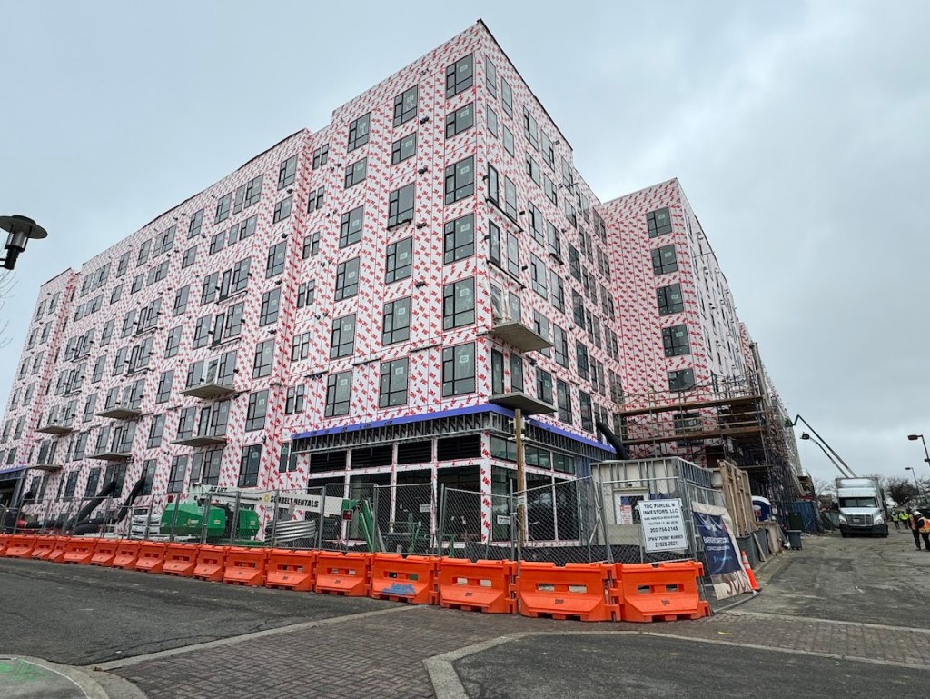The Residences at The Six, a new mixed-use development in Hyattsville, Maryland, will offer amenities including a top floor pool and electric vehicle chargers. (Anthony Tilghman/The Washington Informer)