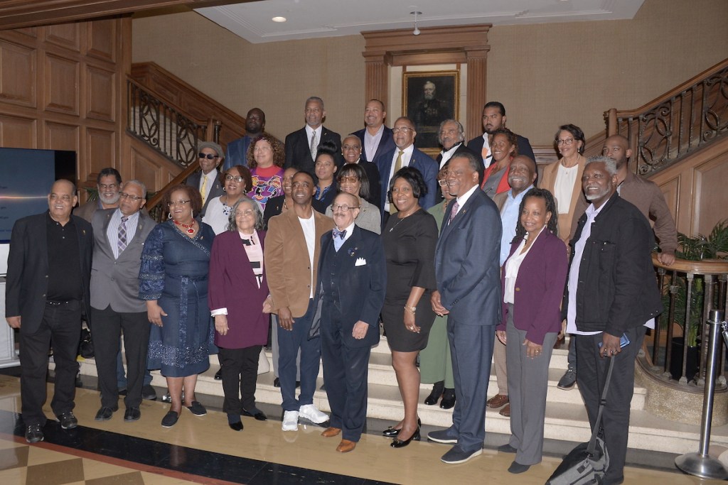 Members of the Black Press convene at Howard University during Black Press Week, celebrating 197 years of Black-owned media. (Roy Lewis/The Washington Informer)