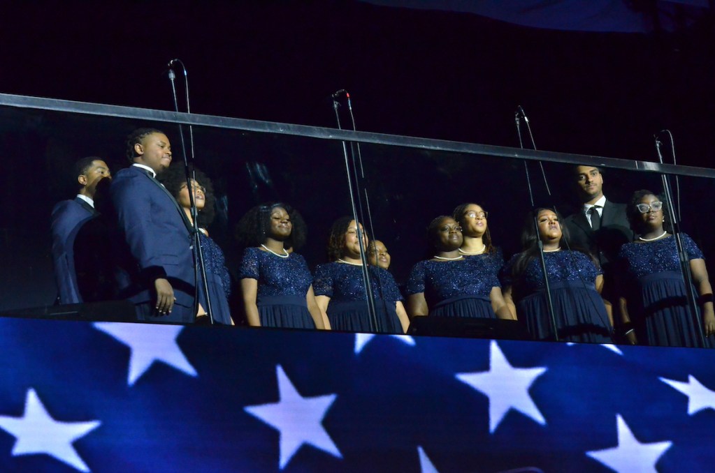 The celebrated Fisk Jubilee Singers perform during the UNCF 80th anniversary gala. (Jacques Benovil/The Washington Informer)
