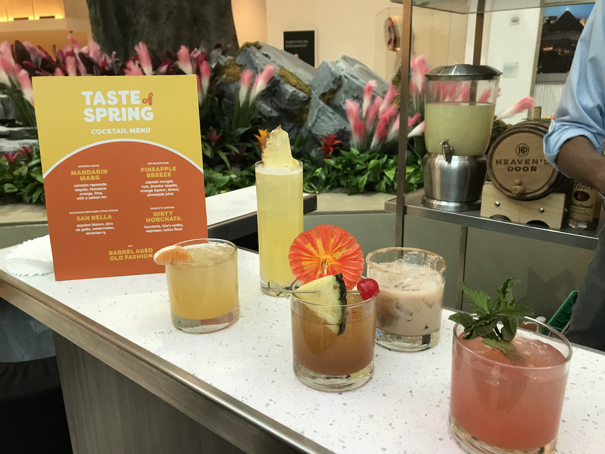 Seasonal cocktails were featured in the exclusive Taste of Spring event held at MGM National Harbor on March 21, highlighting the new food and beverage offerings at restaurants throughout the hotel and casino. (Micha Green/The Washington Informer)