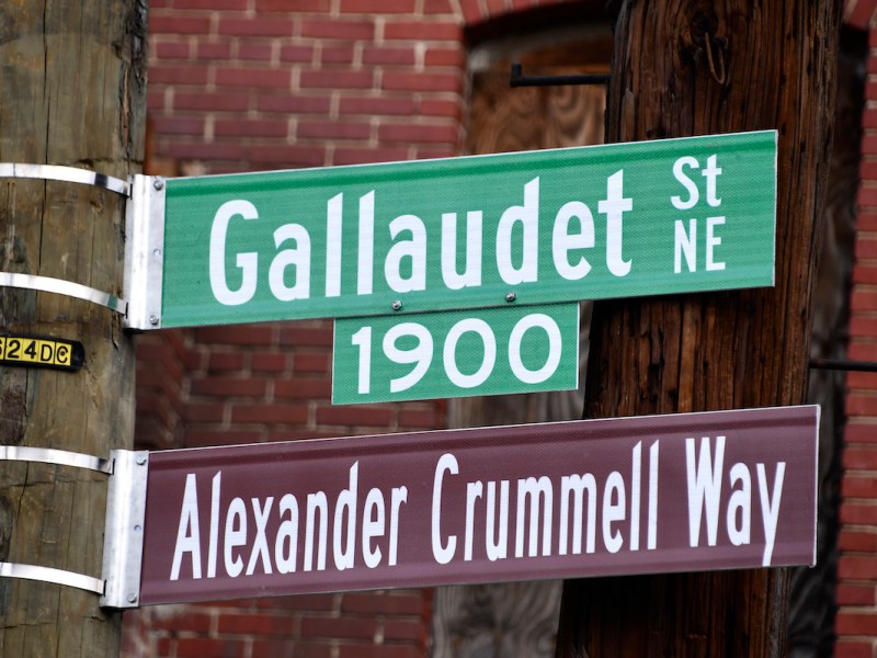 Gallaudet Street NE was symbolically designated Alexander Crummell Way, a move celebrated at an event hosted by Ward 5 Council member Zachary Parker on Friday. (Robert R. Roberts/The Washington Informer)