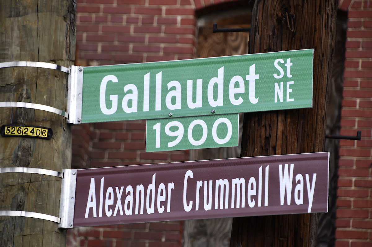 Gallaudet Street NE was symbolically designated Alexander Crummell Way, a move celebrated at an event hosted by Ward 5 Council member Zachary Parker on Friday. (Robert R. Roberts/The Washington Informer)