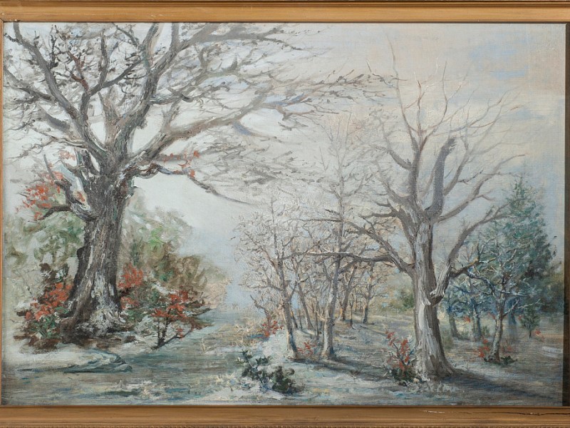 "Slippery Morning" by Thomas Hunster. Anacostia Community Museum (Photograph by Susanna Raab)