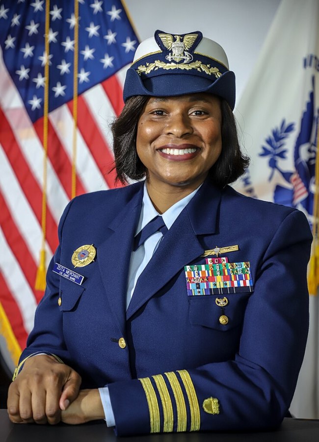U.S. Coast Guard Capt. Zeita Merchant has made history as the first Black female admiral in the service's 233-year history. (Courtesy of U.S. Coast Guard)