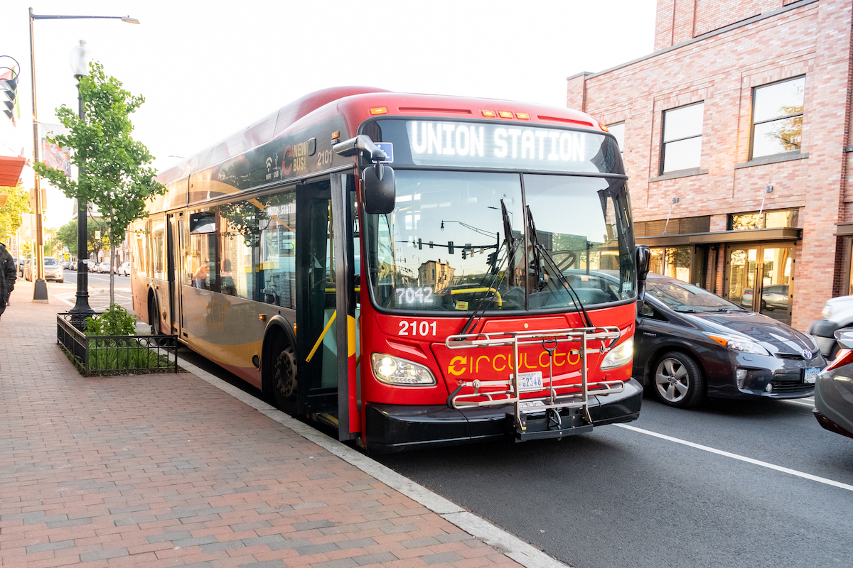 The DC Circulator is among the proposed cuts in D.C. Mayor Muriel Bowser’s fiscal year 2025 budget. (Ja’Mon Jackson/The Washington Informer)