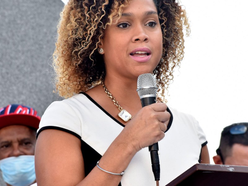 **FILE** A petition is calling on President Joe Biden to grant a full pardon to former Baltimore State’s Attorney Marilyn Mosby, who is facing 40 years in federal prison when she’s sentenced next month on fraud charges. (WI photo)