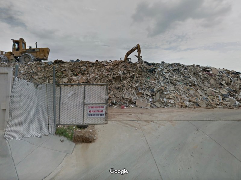 Google Street View image of Rodgers Brothers Custodial Services, Inc. demolition waste site in 2011
