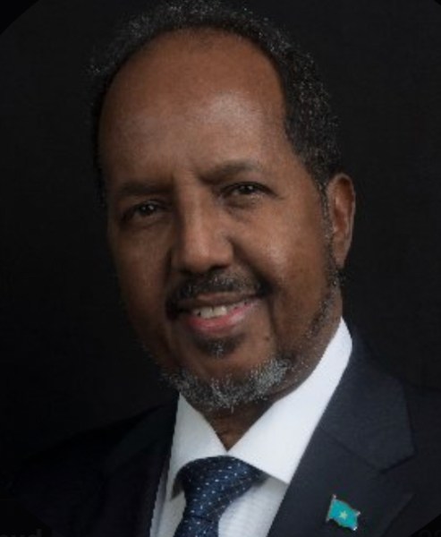 Somalian President Hassan Sheikh Mohamud (Courtesy photo via X)