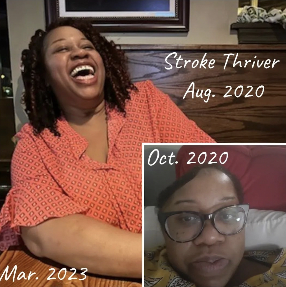 Erin Adelekun, known on social media as “Stroke Mama,” who had a stroke days after childbirth, uses her platform to raise awareness about strokes and offer inspiration to stroke survivors. (Courtesy photo via Instagram)