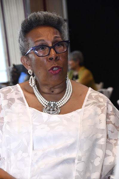 Sumayya Lane, a Ward 7 Democrat, attended the DC Democratic Party Kennedys-King Dinner. (Robert R. Roberts/The Washington Informer)