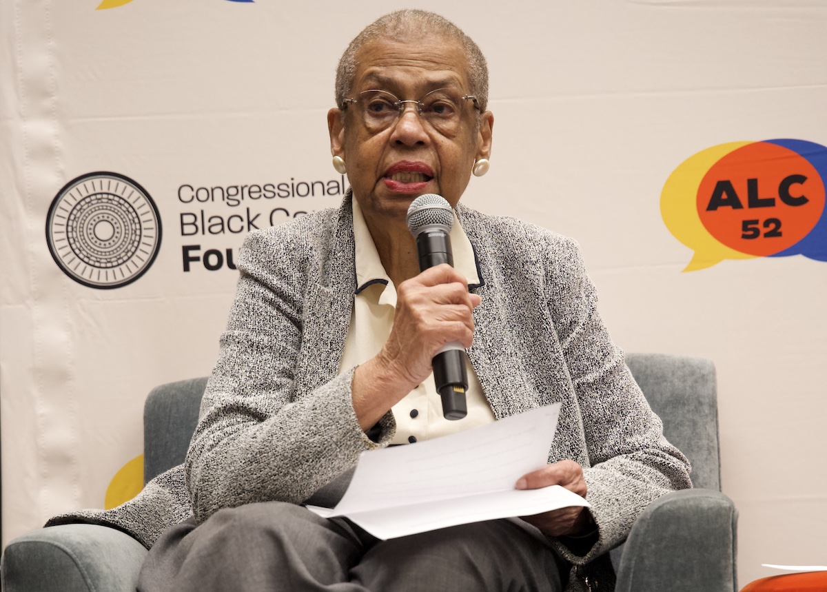 **FILE** D.C. Del. Eleanor Holmes Norton said she will fight congressional attempts to stop noncitizen voting in the city. (WI photo)
