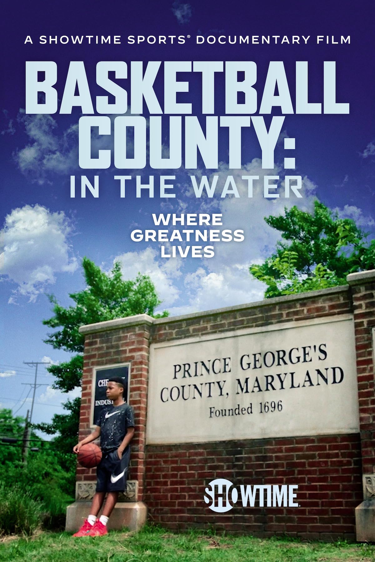 The movie poster for the Jimmy Jenkins’ 2020 film “Basketball County: In The Water,” which is available on Showtime for viewing (Courtesy of Jimmy Jenkins)