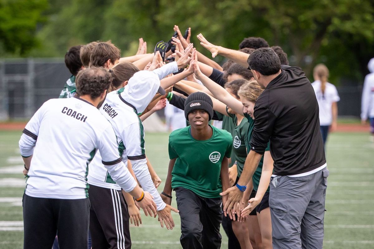 Jackson-Reed High School came out victorious at the District of Columbia State Athletic Association’s (DCSAA) ultimate frisbee championship against School Without Walls. (Courtesy of Jackson-Reed)