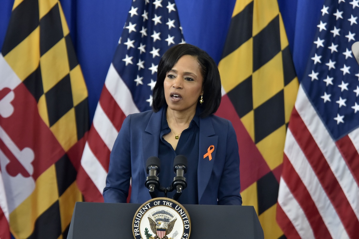 **FILE** Prince George's County Executive Angela Alsobrooks delivered the annual State of the Economy address on June 13. (Robert R. Roberts/The Washington Informer)