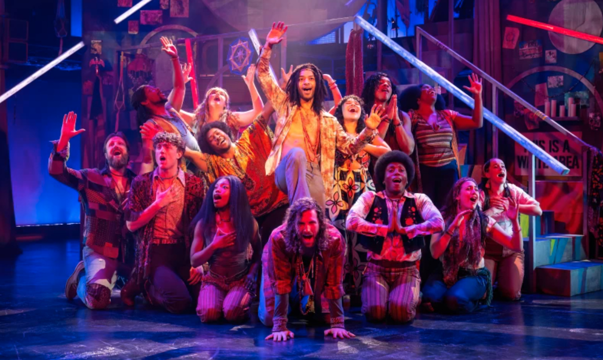Coming to the Signature Theater, "HAIR" is a sensational, groundbreaking rock musical that bursts with the jubilant spirit, raging rebellion and psychedelic color of the 1960s. (Courtesy photo)