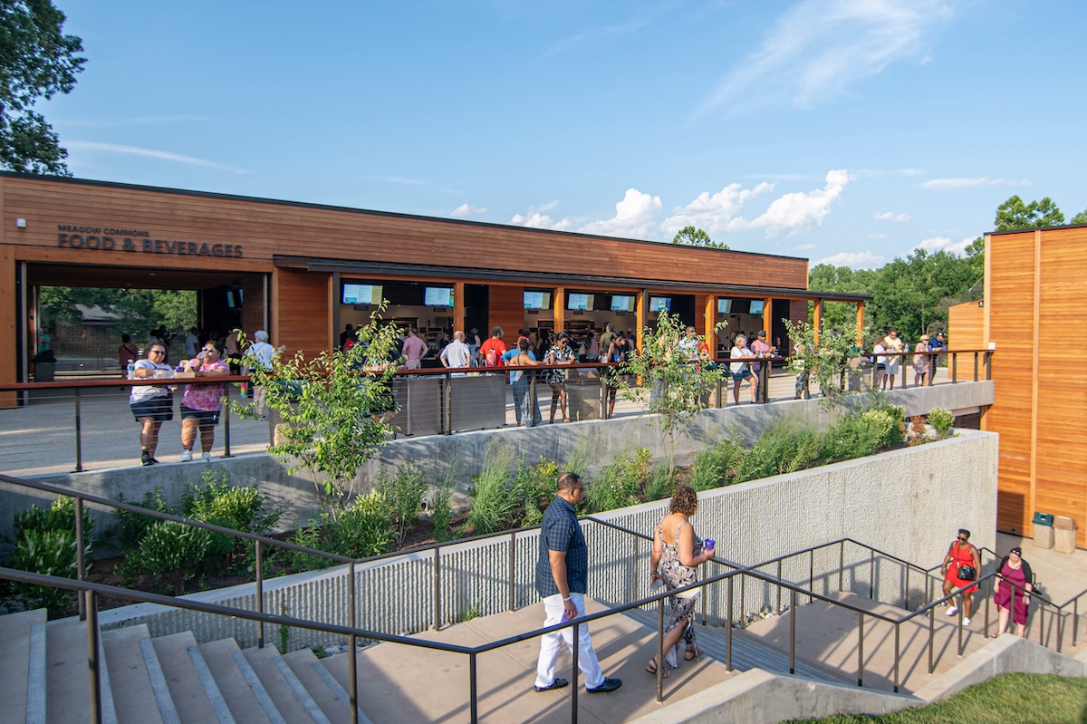 Wolf Trap National Park for the Performing Arts opened their summer season by unveiling a redesign of its concession area where patrons can purchase food and beverages or bring their own to enjoy in the park before shows. (Courtesy of Wolf Trap)