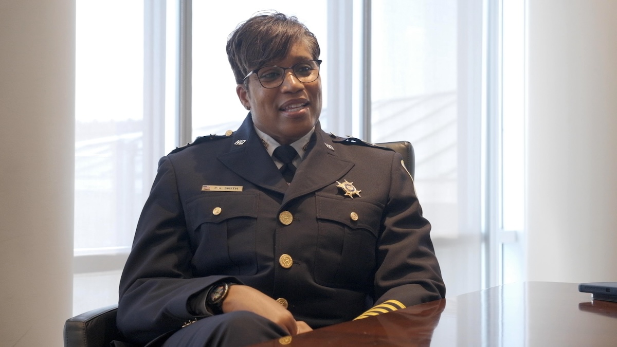 In an intimate interview with The Washington Informer, Metropolitan Police Chief Pamela A. Smith reflects on the work she's done in the past year leading the District's police department. (Ja’Mon Jackson/The Washington Informer)