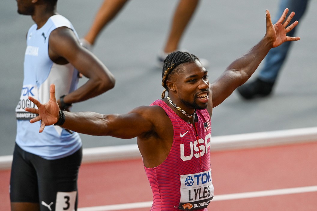 **FILE** Noah Lyles (Zenfolio - Erki Pictures via Wikimedia Commons)