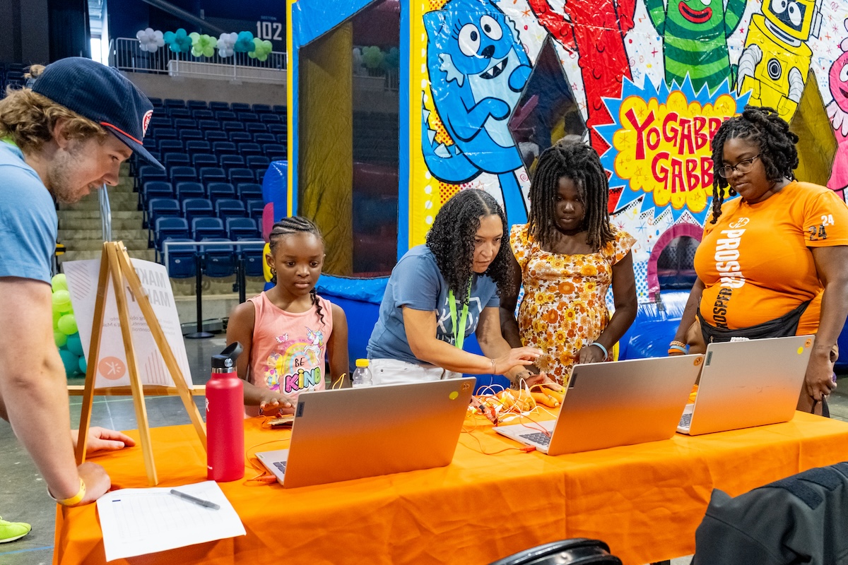 The Swaliga Foundation hosted the eighth annual #STEAMtheBlock event at the Entertainment & Sports Arena in Southeast D.C. (Ja’Mon Jackson/The Washington Informer)